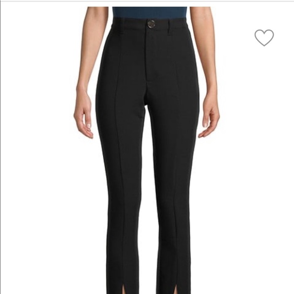 Weworewhat SLIT STRETCH HERRINGBONE TWILL PANT NWT - Picture 3 of 7